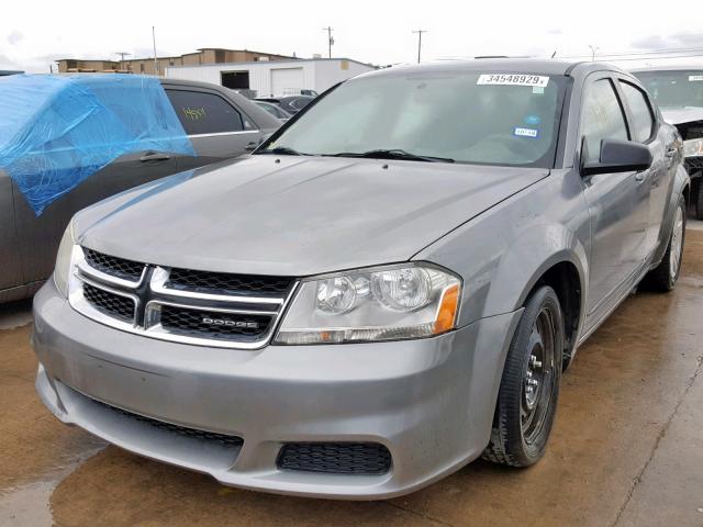 1B3BD4FB7BN572624 - 2011 DODGE AVENGER EX GRAY photo 2