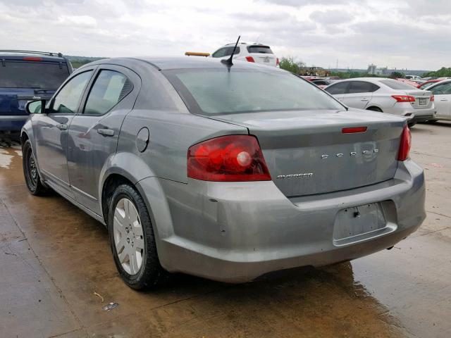 1B3BD4FB7BN572624 - 2011 DODGE AVENGER EX GRAY photo 3