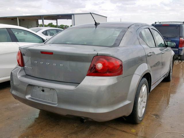 1B3BD4FB7BN572624 - 2011 DODGE AVENGER EX GRAY photo 4