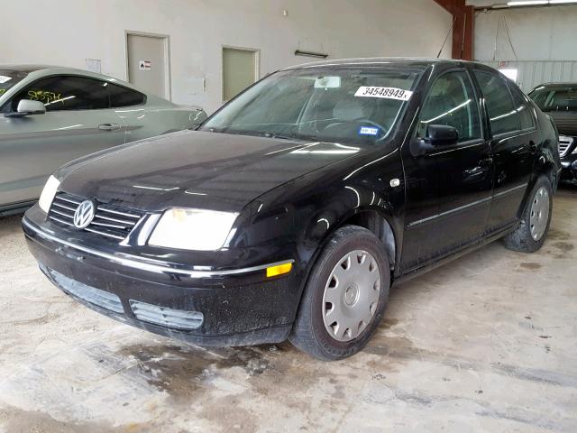 3VWRK69M14M120710 - 2004 VOLKSWAGEN JETTA GL BLACK photo 2