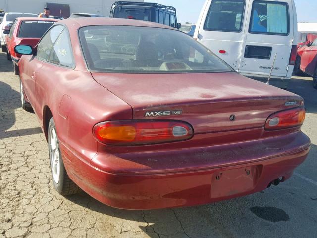 1YVGE31B5P5188913 - 1993 MAZDA MX-6 LS MAROON photo 3