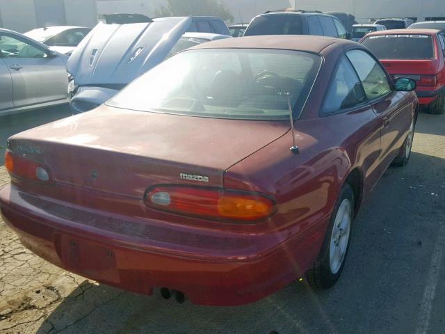 1YVGE31B5P5188913 - 1993 MAZDA MX-6 LS MAROON photo 4