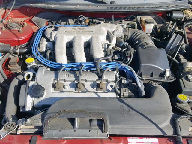 1YVGE31B5P5188913 - 1993 MAZDA MX-6 LS MAROON photo 7