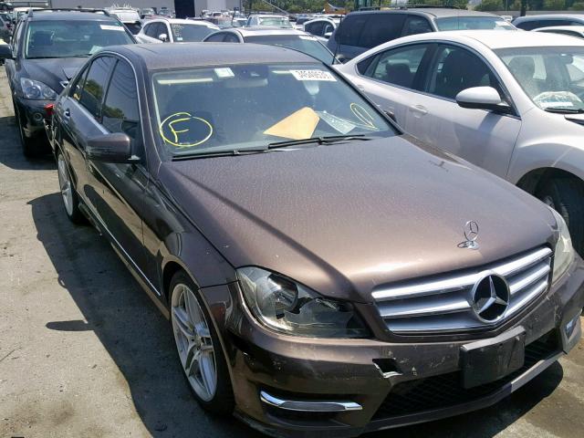 WDDGF4HBXDR242005 - 2013 MERCEDES-BENZ C 250 BROWN photo 1