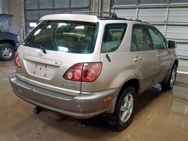 JT6HF10U0X0049310 - 1999 LEXUS RX 300 BROWN photo 4