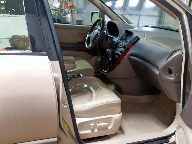 JT6HF10U0X0049310 - 1999 LEXUS RX 300 BROWN photo 5