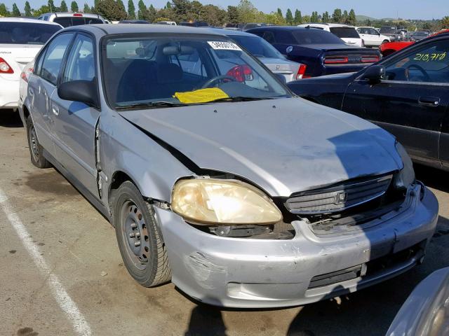 2HGEJ6619YH504819 - 2000 HONDA CIVIC BASE SILVER photo 1