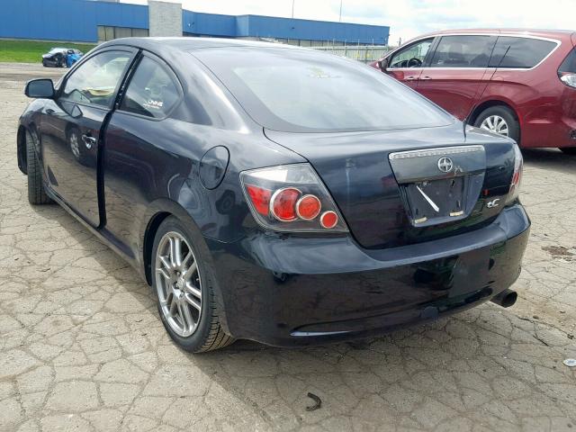 JTKDE167680245323 - 2008 TOYOTA SCION TC BLACK photo 3