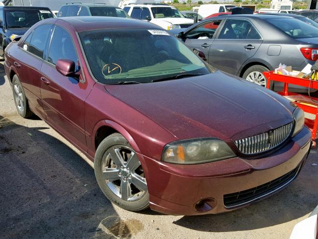 1LNFM87A96Y606219 - 2006 LINCOLN LS MAROON photo 1