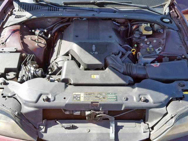 1LNFM87A96Y606219 - 2006 LINCOLN LS MAROON photo 7