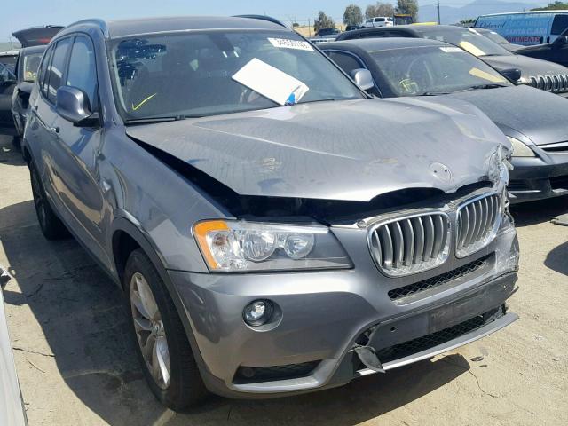 5UXWX9C5XD0A21981 - 2013 BMW X3 XDRIVE2 GRAY photo 2