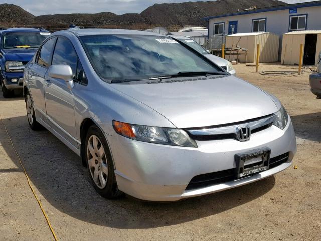 1HGFA16546L068813 - 2006 HONDA CIVIC LX SILVER photo 1