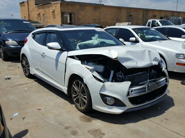 KMHTC6AE9GU268271 - 2016 HYUNDAI VELOSTER T WHITE photo 1