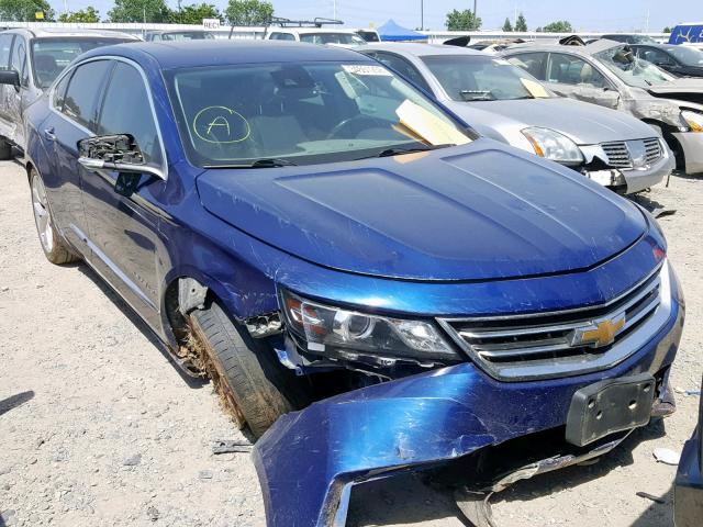 1G1155S30EU158907 - 2014 CHEVROLET IMPALA LTZ BLUE photo 1