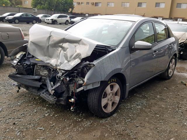 3N1AB61E88L724564 - 2008 NISSAN SENTRA 2.0 GRAY photo 2