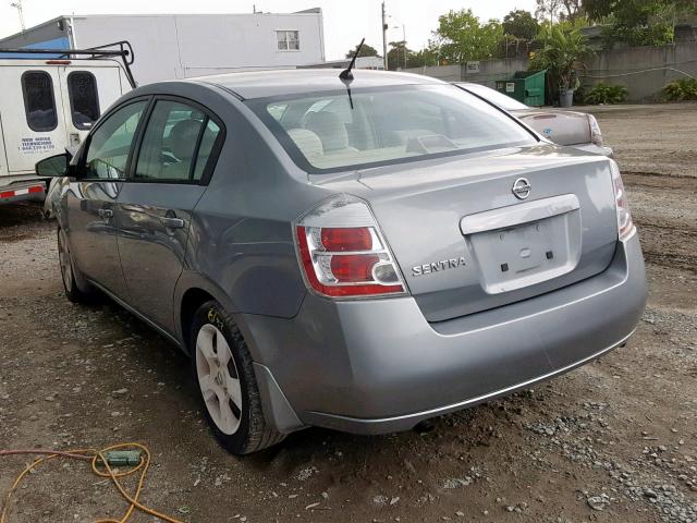 3N1AB61E88L724564 - 2008 NISSAN SENTRA 2.0 GRAY photo 3