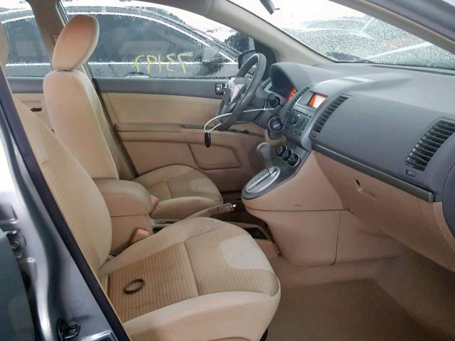 3N1AB61E88L724564 - 2008 NISSAN SENTRA 2.0 GRAY photo 5