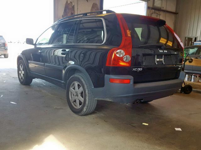 YV1CZ911251189258 - 2005 VOLVO XC90 T6 BLACK photo 3