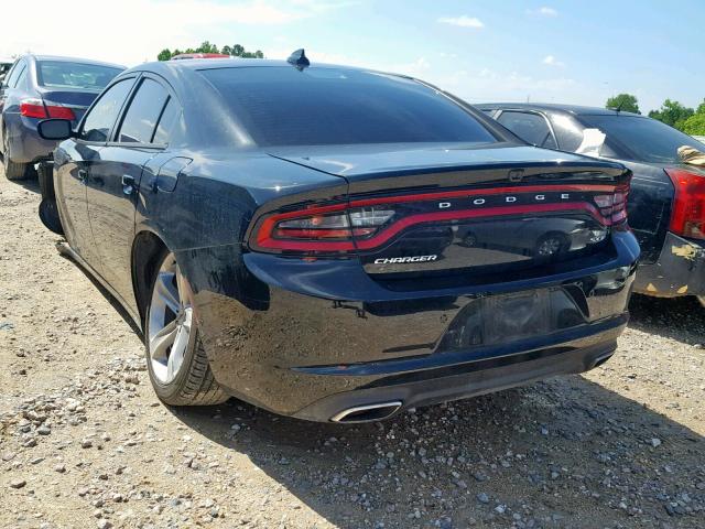 2C3CDXHG6JH200877 - 2018 DODGE CHARGER SX BLACK photo 3