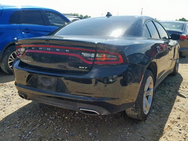 2C3CDXHG6JH200877 - 2018 DODGE CHARGER SX BLACK photo 4