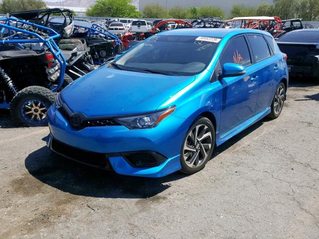 JTNKARJE2GJ522035 - 2016 TOYOTA SCION IM BLUE photo 2