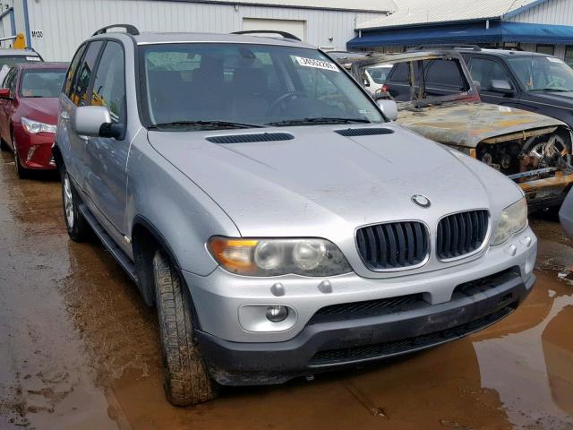 5UXFA13564LU34513 - 2004 BMW X5 3.0I SILVER photo 1