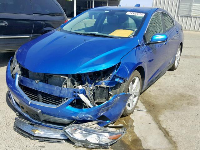 1G1RA6S5XGU104443 - 2016 CHEVROLET VOLT LT BLUE photo 2