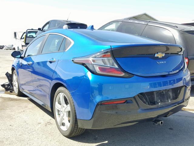 1G1RA6S5XGU104443 - 2016 CHEVROLET VOLT LT BLUE photo 3