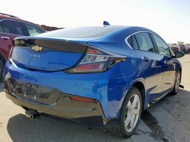 1G1RA6S5XGU104443 - 2016 CHEVROLET VOLT LT BLUE photo 4