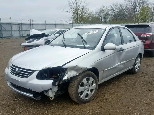 KNAFE221695647156 - 2009 KIA SPECTRA EX SILVER photo 2