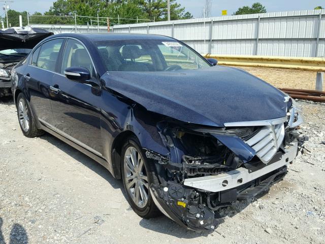 KMHGC4DF9BU141815 - 2011 HYUNDAI GENESIS 4. BLUE photo 1