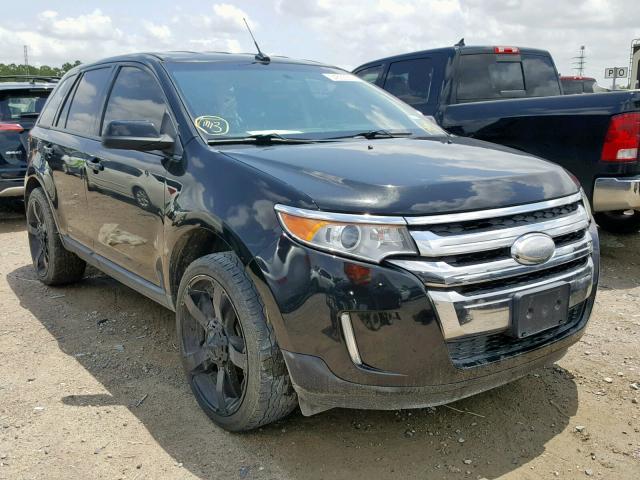 2FMDK3JC8DBB30047 - 2013 FORD EDGE SEL BLACK photo 1