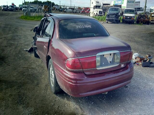 1G4HP54K02U267492 - 2002 BUICK LESABRE CU RED photo 3