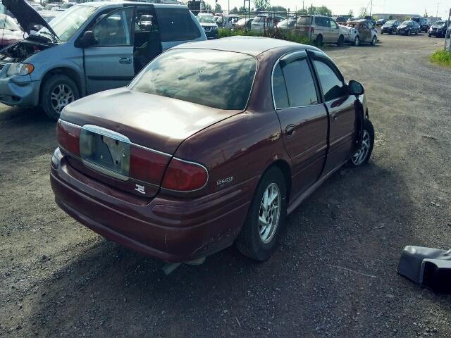 1G4HP54K02U267492 - 2002 BUICK LESABRE CU RED photo 4