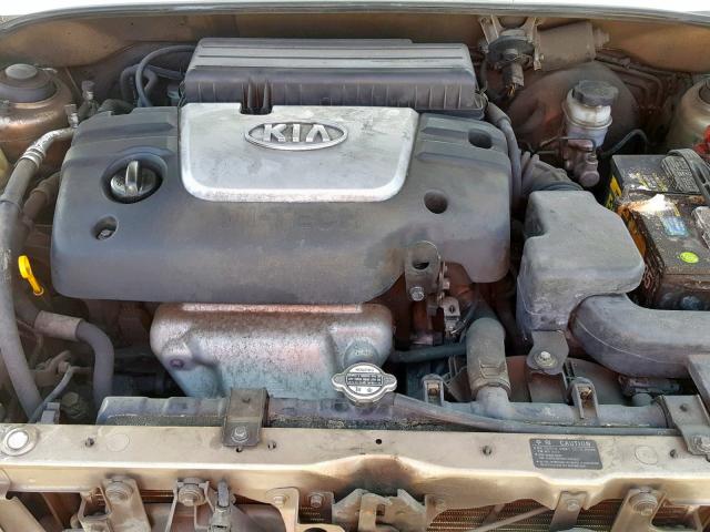 KNADC123716030548 - 2001 KIA RIO GOLD photo 7