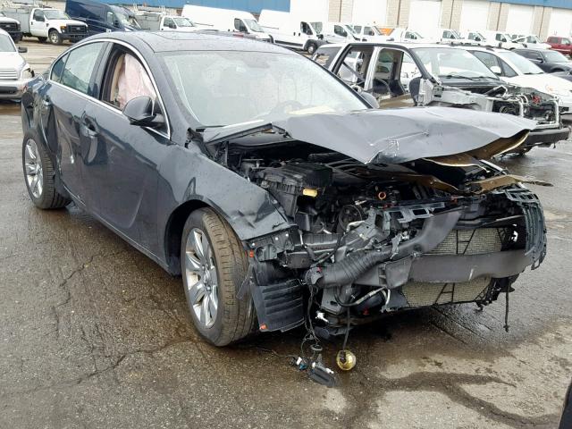 2G4GS5EV1C9154412 - 2012 BUICK REGAL PREM GRAY photo 1