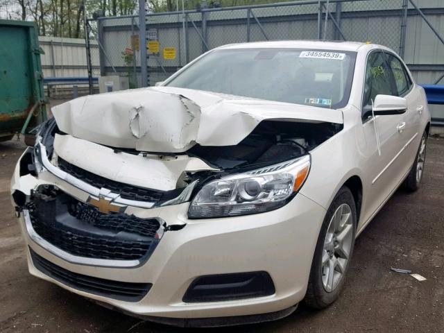 1G11C5SLXEF275906 - 2014 CHEVROLET MALIBU 1LT WHITE photo 2