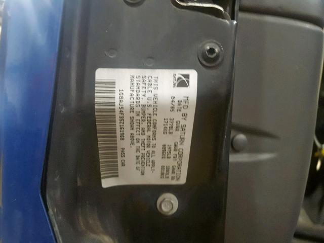 1G8AJ54F35Z161968 - 2005 SATURN ION LEVEL BLUE photo 10