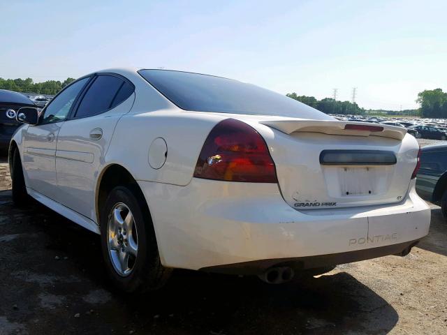 2G2WP522041354858 - 2004 PONTIAC GRAND PRIX WHITE photo 3