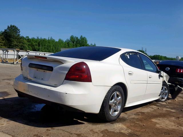 2G2WP522041354858 - 2004 PONTIAC GRAND PRIX WHITE photo 4