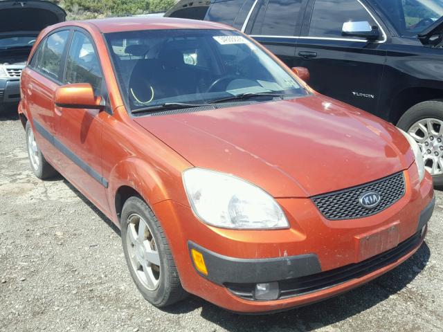 KNADE163866177554 - 2006 KIA RIO 5 ORANGE photo 1