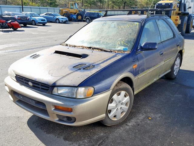 JF1GF48521H804359 - 2001 SUBARU IMPREZA OU BLACK photo 2