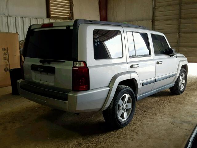 1J8HH48K08C162366 - 2008 JEEP COMMANDER SILVER photo 4