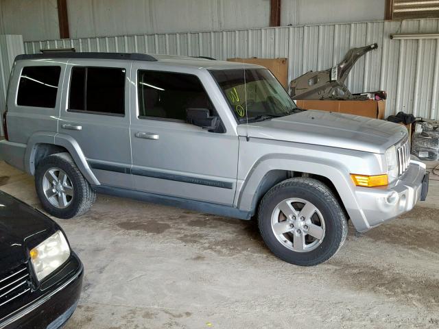 1J8HH48K08C162366 - 2008 JEEP COMMANDER SILVER photo 9