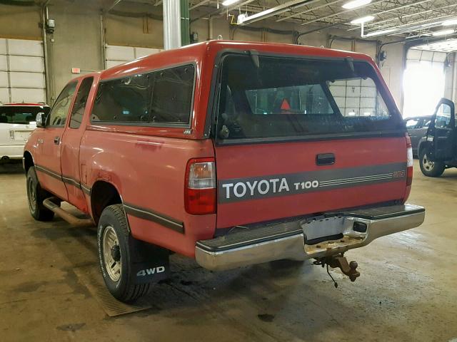 JT4UN24D9T0017749 - 1996 TOYOTA T100 XTRAC RED photo 3