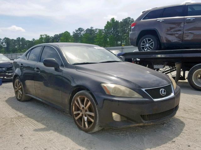 JTHBK262565006684 - 2006 LEXUS IS 250 BLACK photo 1