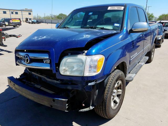 5TBET34125S493386 - 2005 TOYOTA TUNDRA DOUBLE CAB SR5  photo 2