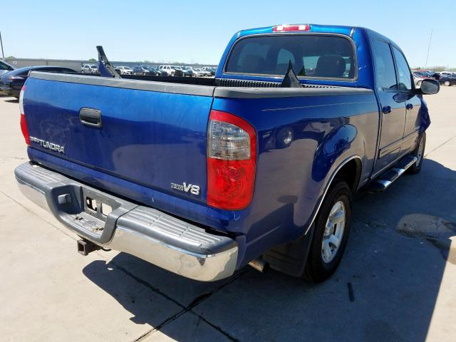 5TBET34125S493386 - 2005 TOYOTA TUNDRA DOUBLE CAB SR5  photo 4