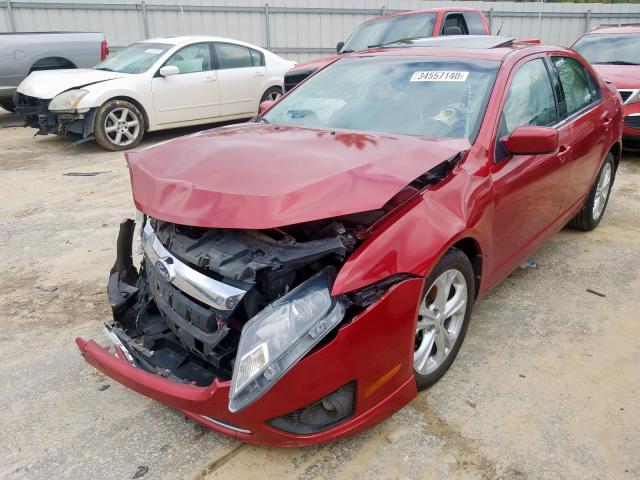 3FAHP0HA8CR242492 - 2012 FORD FUSION SE  photo 2