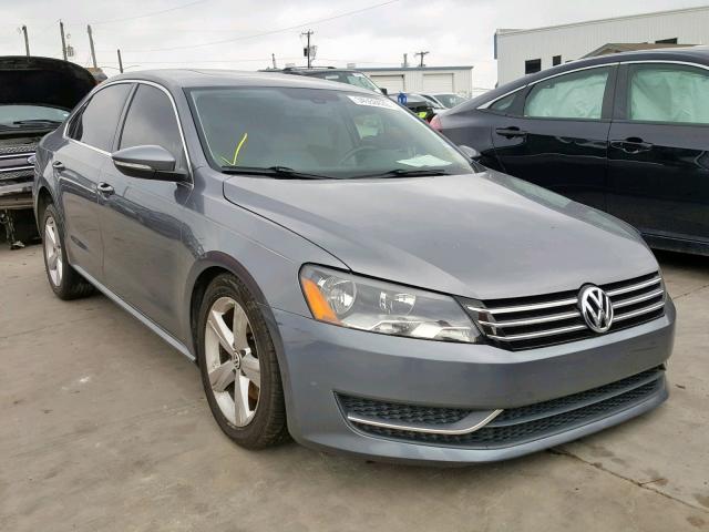 1VWBH7A30CC011194 - 2012 VOLKSWAGEN PASSAT SE GRAY photo 1